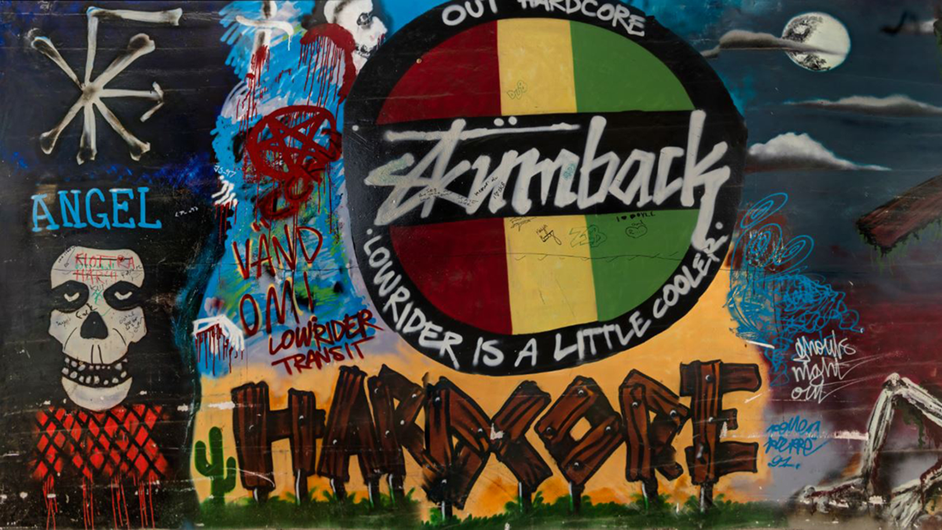 'Graffiti. Hardcore av Lowrider & Slack.'